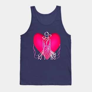 Elegance in Love, women with true heartfelt style Tank Top